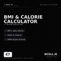 BMI & Calorie Calculator — Offline Health Tool