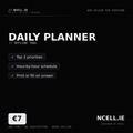 Daily Planner — Offline Tool (No Subscription)
