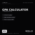 GPA Calculator — Weighted GPA Tool (Offline)