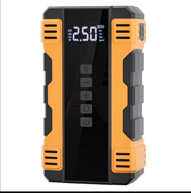 Car Jump Starter with Air Pump — 12V Battery Booster & Tyre Inflator