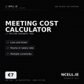 Meeting Cost Calculator — Offline Business Tool