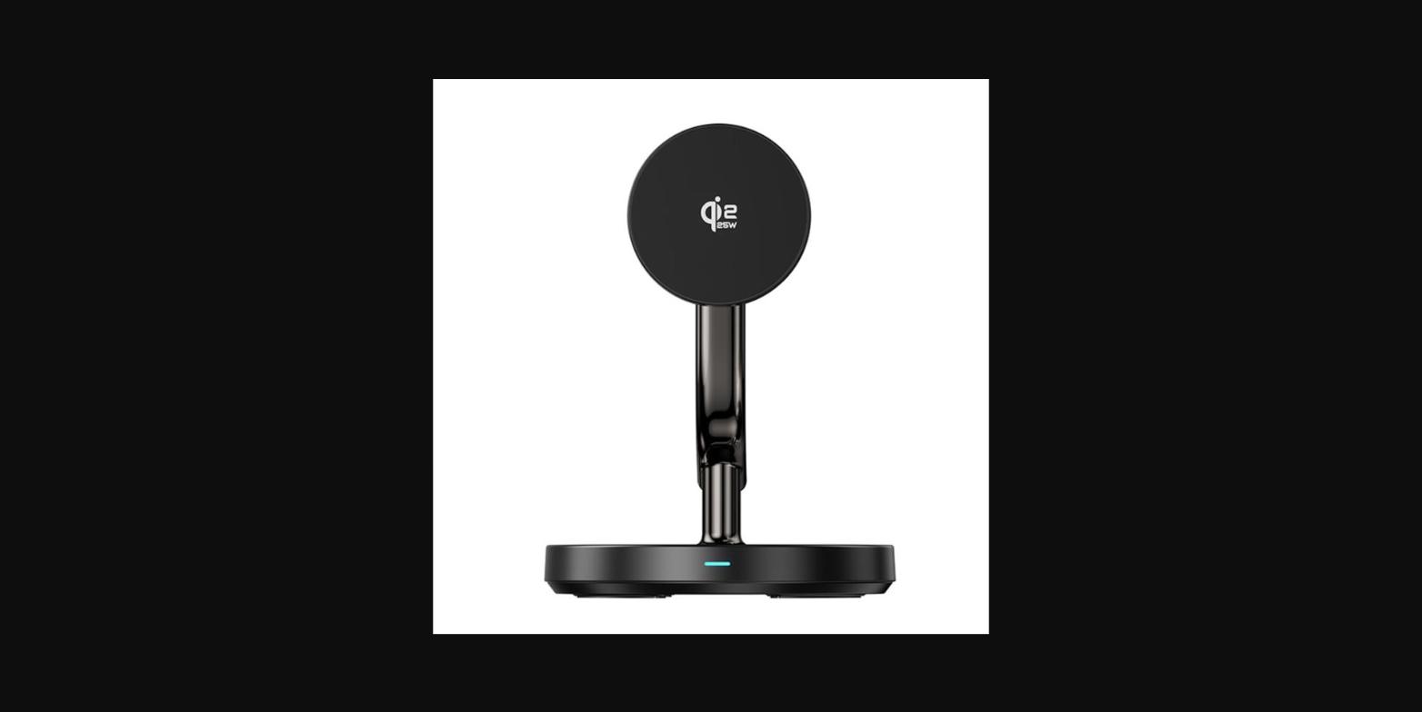 Qi2 25W Magnetic Wireless Charging Stand — 3-in-1 with Active Cooling